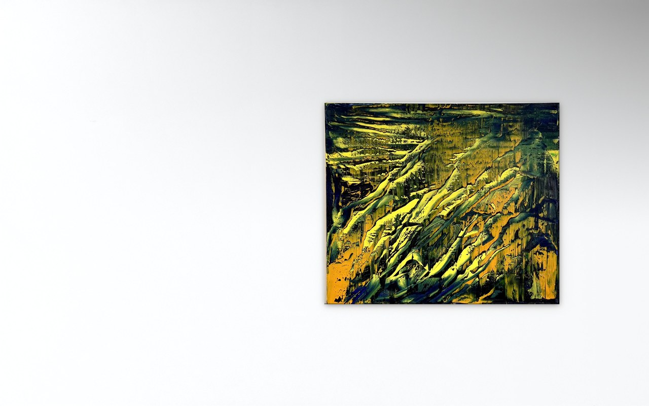 Stephan Schön — Abstraktes Bild 39, 2025, Öl auf Leinwand, 60 × 70 cm