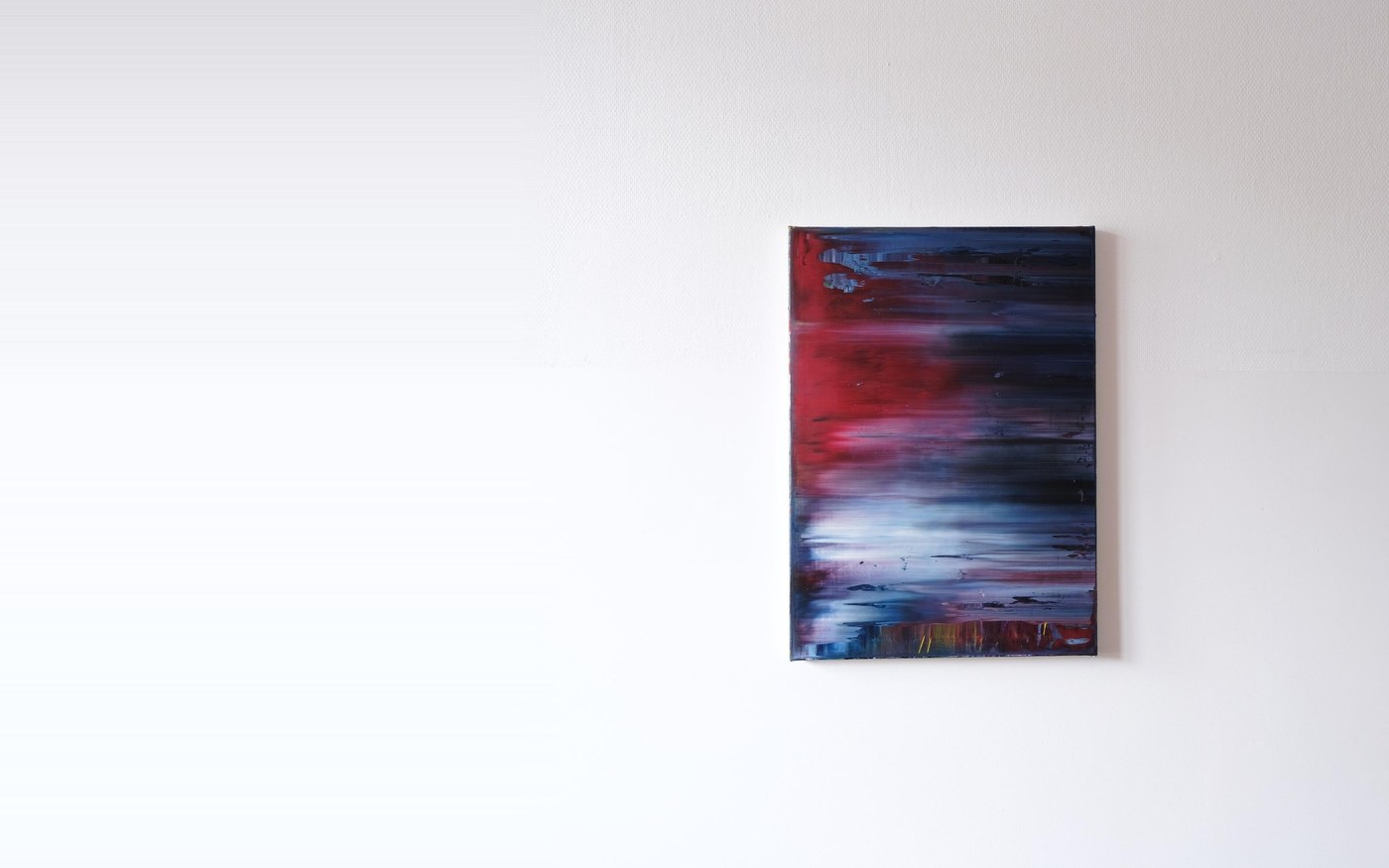 Stephan Schön — Abstraktes Bild 2-2, 2020, Öl auf Leinwand, 70 × 50 cm