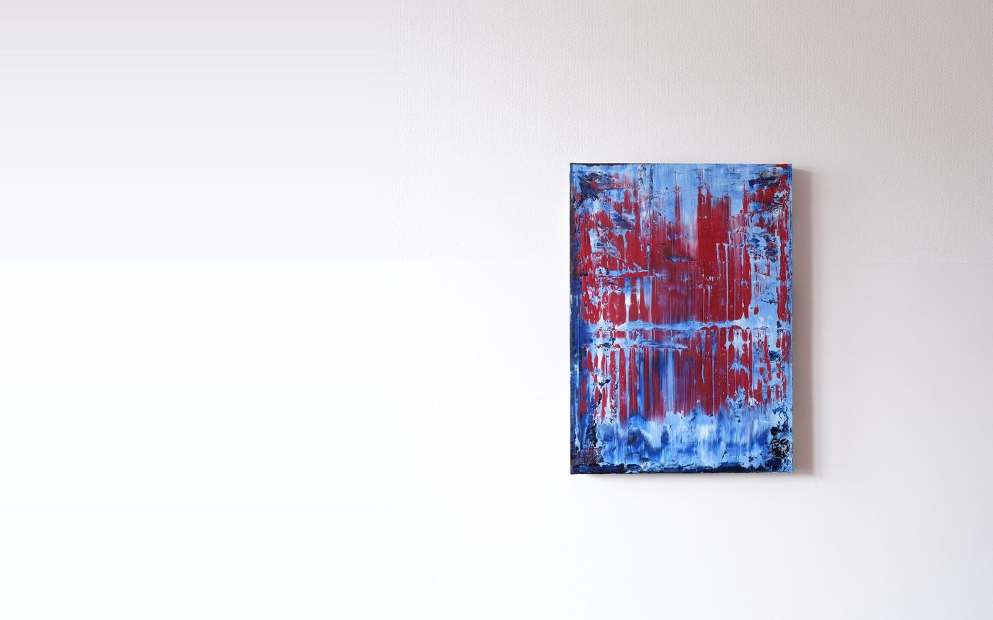 Stephan Schön — Abstraktes Bild 2-5, 2020, Öl auf Leinwand, 70 × 50 cm