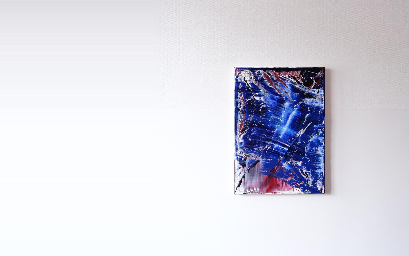 Stephan Schön — Abstraktes Bild 2-9, 2020, Öl auf Leinwand, 70 × 50 cm