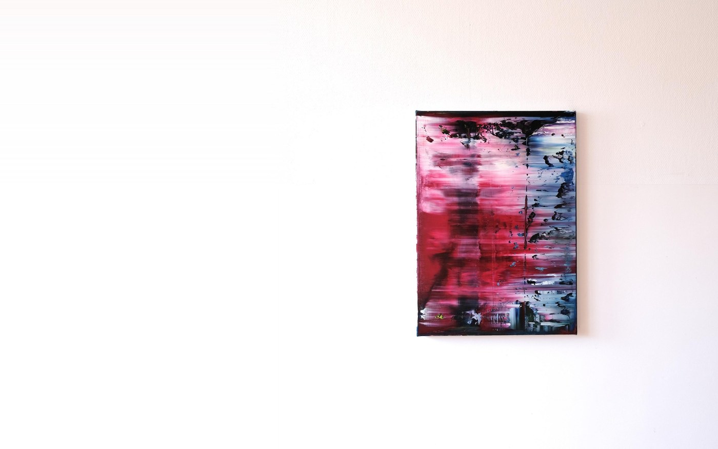 Stephan Schön — Abstraktes Bild 2-10, 2020, Öl auf Leinwand, 70 × 50 cm