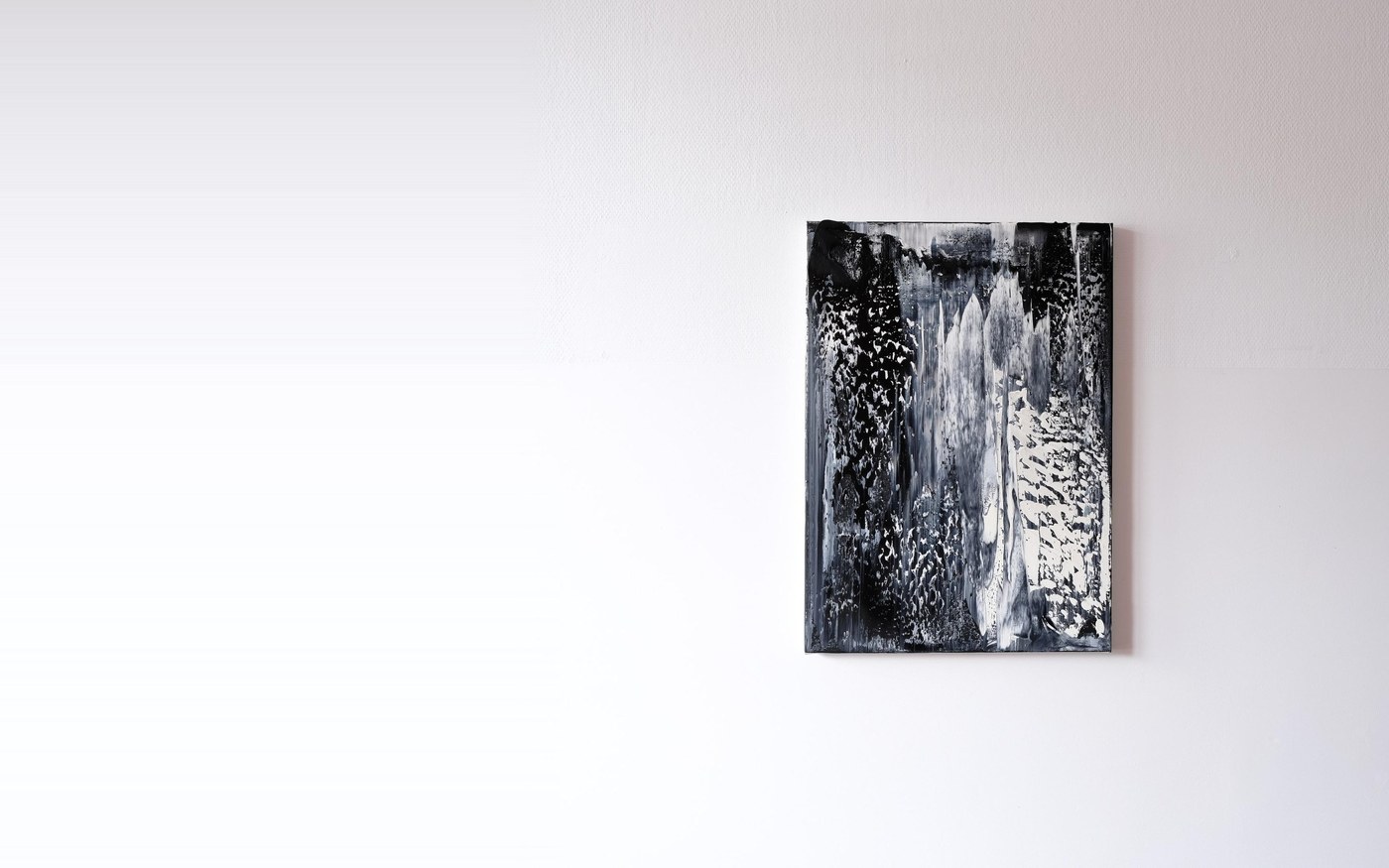 Stephan Schön — Abstraktes Bild 3-4, 2020, Öl auf Leinwand, 70 × 50 cm