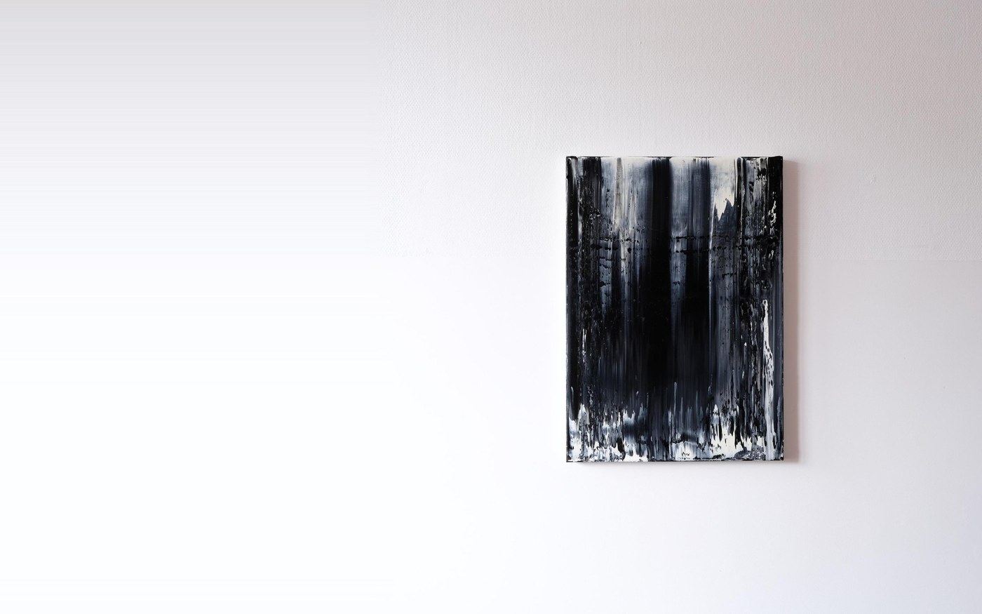 Stephan Schön — Abstraktes Bild 3-5, 2020, Öl auf Leinwand, 70 × 50 cm