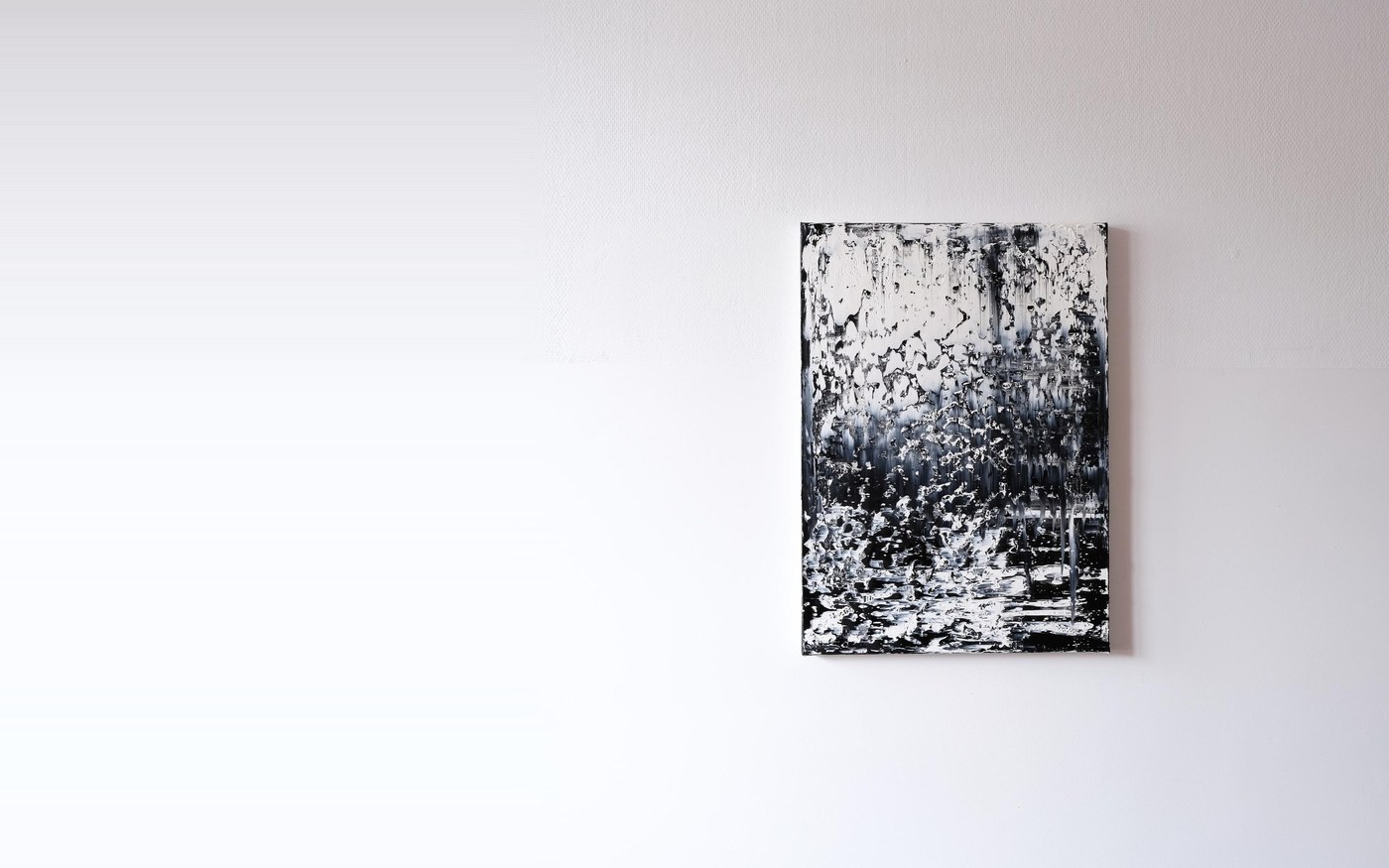 Stephan Schön — Abstraktes Bild 3-6, 2020, Öl auf Leinwand, 70 × 50 cm