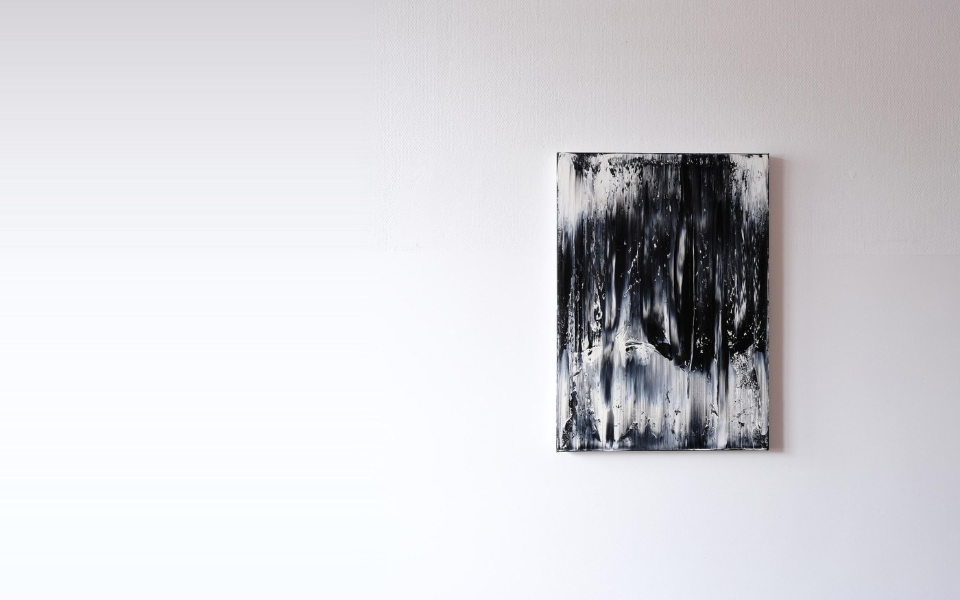 Stephan Schön — Abstraktes Bild 3-8, 2020, Öl auf Leinwand, 70 × 50 cm